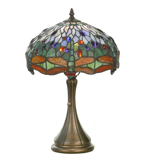 Meyda Tiffany 30364 18.5 Inch H Hanginghead Dragonfly Accent Lamp