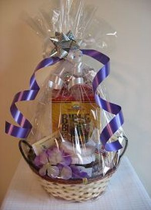 Natural Gift Baskets 215-Pretty Purple Basket