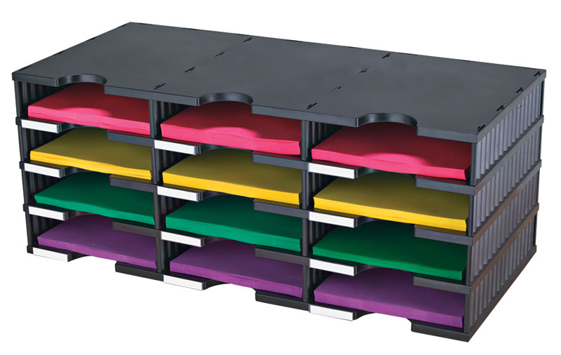 NPSG TD12BK Axcess 3-wide, 12-slot TierDrop Forms... by NPSG