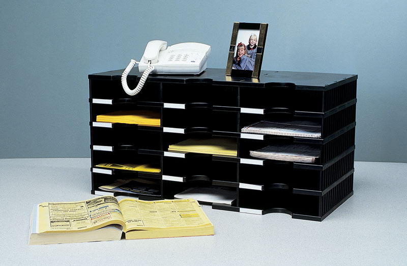 NPSG TD15BK Axcess 3-wide, 15-slot TierDrop Forms... by NPSG