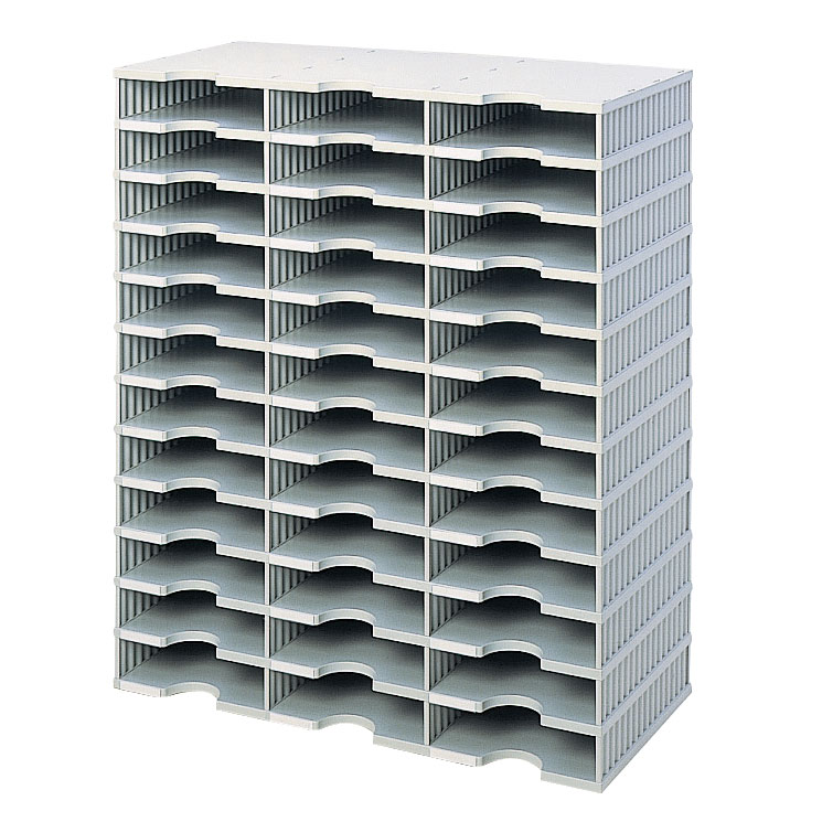 Click here to buy NPSG TD36GY Axcess 3-wide, 36-slot TierDrop Forms... by NPSG.