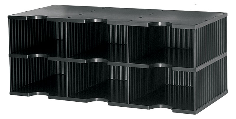 NPSG TD3H06BK Axcess 3-wide, 6-slot, HIGHWALL... by NPSG