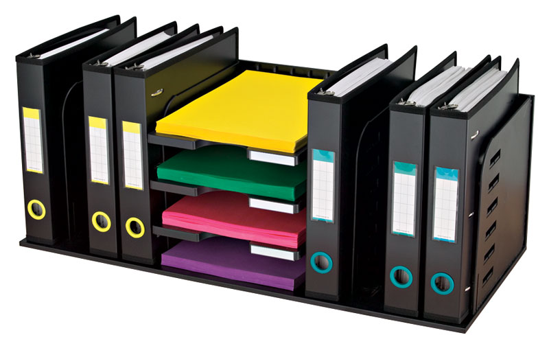 NPSG D103BK Axcess Documate Organizer: 8 Vertical... by NPSG