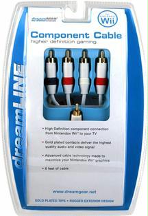 DREAMGEAR LLC DGWII1000 COMPONENT CABLE (WII)