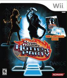 KONAMI DIGITAL ENTERTAINMENT A 25065 DDR HOTTEST PARTY BUNDLE WII