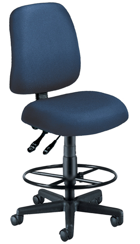 118-2-dk-804 Posture Task Chair With Drafting Kit-navy