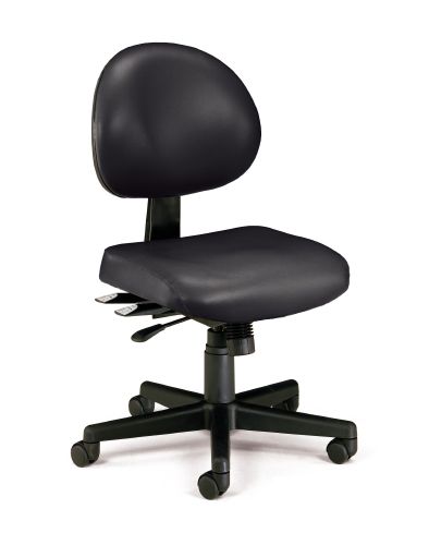 241-vam-606 Vinyl 24 Hour Computer Task Chair - Black