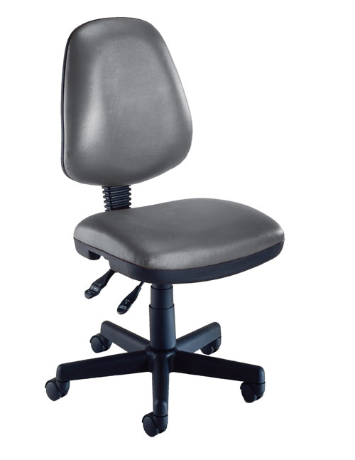 119-vam-604 Vinyl Posture Task Chair-charcoal