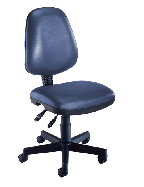 119-vam-605 Vinyl Posture Task Chair-navy