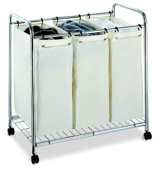 Organize It All 1763 3 Section Laundry Sorter