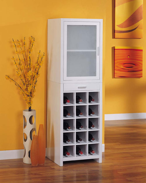 Wine Cabinet - Organize It All 39415 Dawn 15 Section Wine Cabinet