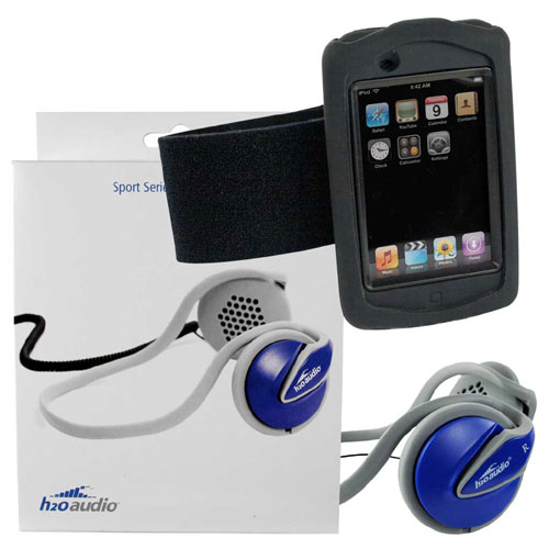 OtterBox KIT148 OtterBox for iPod Touch Defender Series Sport Headset and Armband - Black