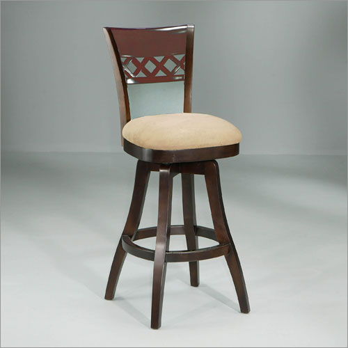 Pastel Furniture HO 219 CO 653 Horizon Cosmo Amber 26 Inch Counter Stool w/ Passion Suede Burnt Fabric