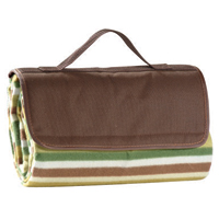 Picnic Gift 5011 Jaja Olive Stripe Fleece Blanket... by Picnic Gift