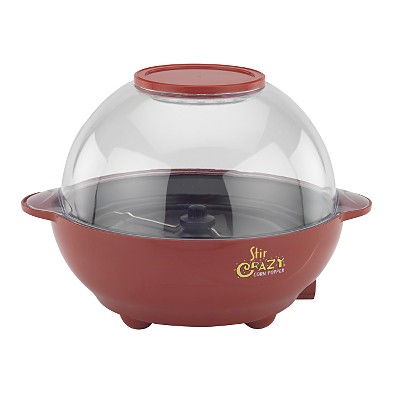 Back to Basics PC17583 Stir Crazy Popcorn Popper – Red