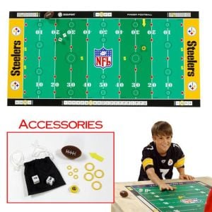 NFL Licensed Finger Football Game Mat - Steelers