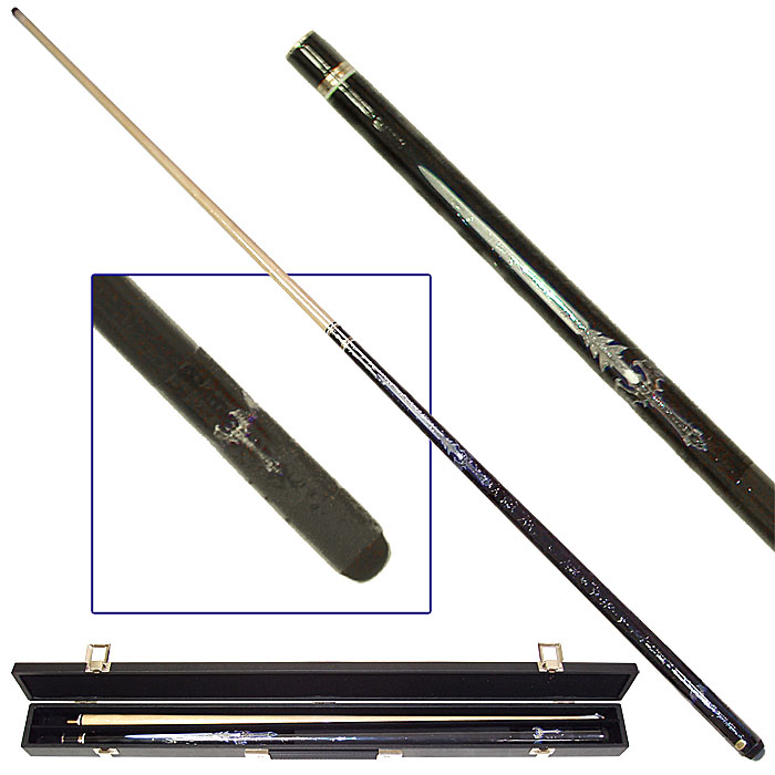 Pool Cue - Blue Sword Pool Cue With Case