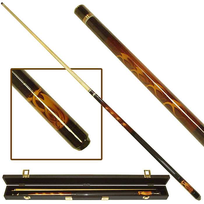 Pool Cue Sticks - Fantasy Dragon Billiard Pool Cue With Case