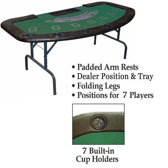 Blackjack Table - Full Size Folding Blackjack Table