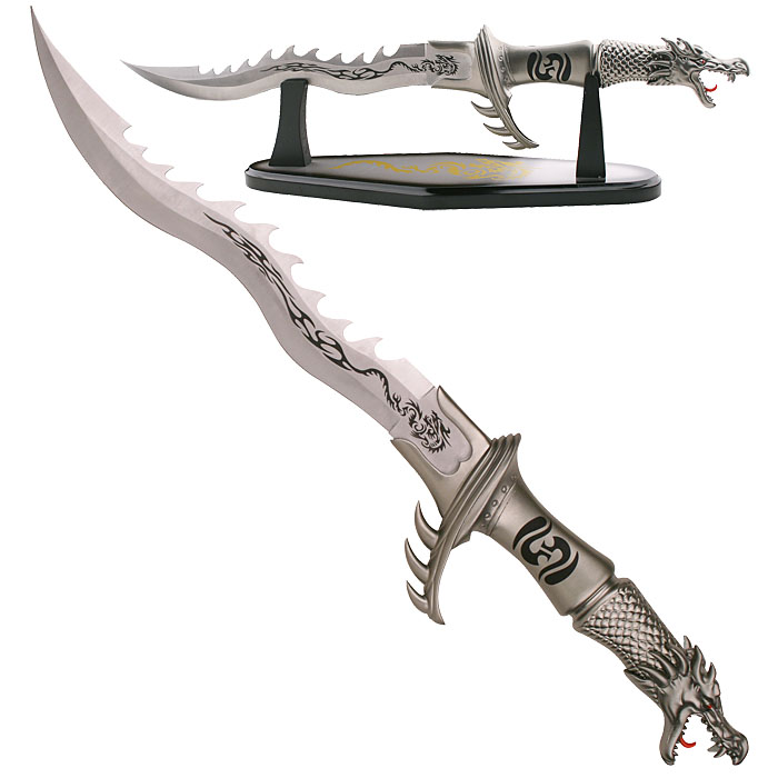 Fire Dragon Fantasy Knife