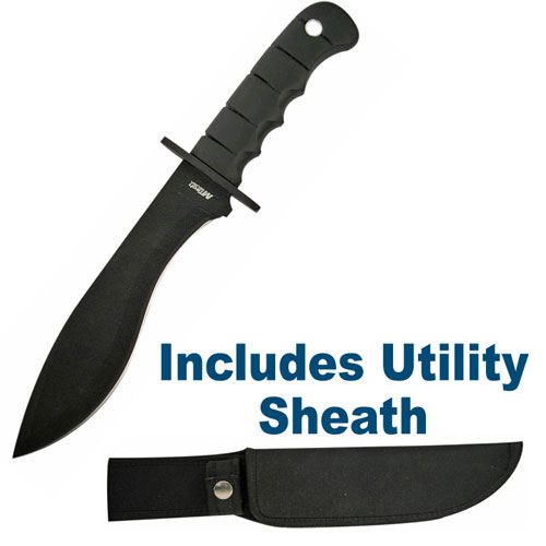 M Tech 13-3/4 Inch Rubber Grip Knife