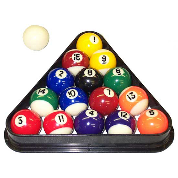 Miniature Pool Balls - Miniature Pool Ball Set