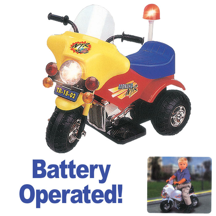Motor Bike - MiniMotors Monako Traffic Bike (red) With Electric Motor