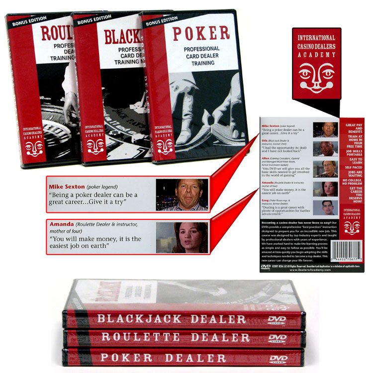 Set of Three Dealing Training Videos