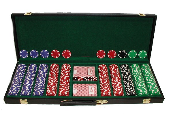 500 11.5 Gram STRIPED DICE Chips DELUXE SET