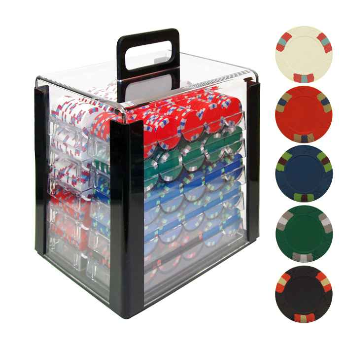 1000 Lucky Bee EDGE SPOT NEXGENT Chips in Acrylic... by Poker