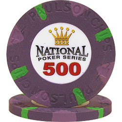 Sample Pack PaulsonR National Poker Series Poker Chips