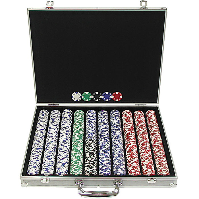 1000 Ace/King Suited 11.5g Chips Poker Set (ships Free) 10-1035-1ks
