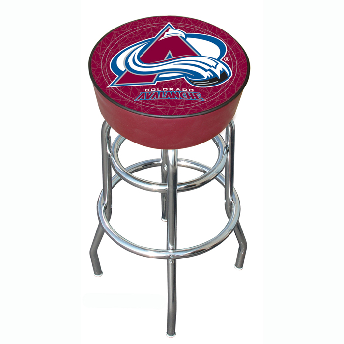 Colorado Avalanche Hockey - NHL Colorado Avalanche Padded Bar Stool