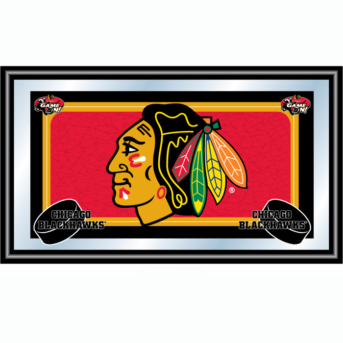 NHL Chicago Blackhawks Framed Team Logo Mirror