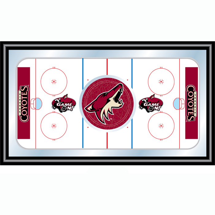 Hockey Phoenix Coyotes - NHL Phoenix Coyotes Framed Hockey Rink Mirror