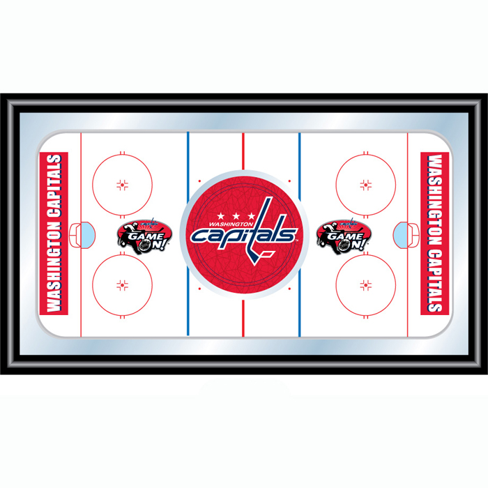 NHL Washington Capitals Framed Hockey Rink Mirror