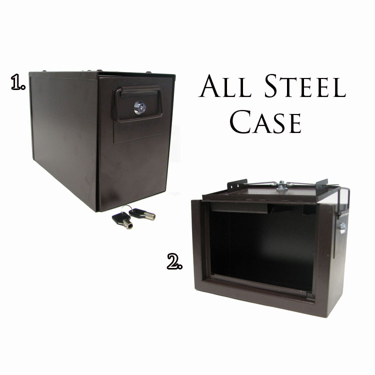 Slimline Drop Box with Mounting Shield includes Locks