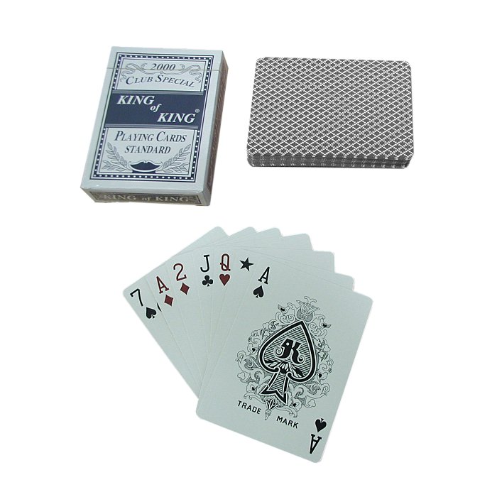 1 Blue Deck-Club Special King of King Playing Cards