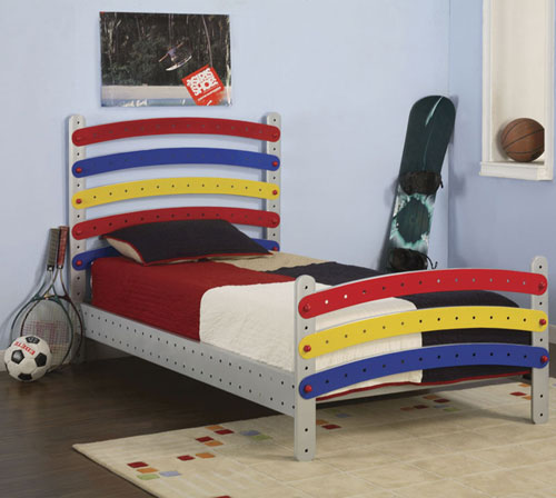 Full Size Headboards - Powell 321-046 Max Full Size Arched Ladder Headboard Only
