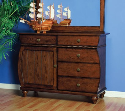 Click here to buy Powell 365-009 Shiver Me Timbers 1-Door, 5-Drawer... by Powell.