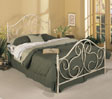 Bed Frame - Powell F79 Sarasota Vanilla Marble King Size Headboard Or Footboard Order 2 To Make Complete Bed P02 Frame Sold Separately