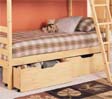 Storage Bed - Powell K89 Spokane Vanilla Set Of 2 Under Bed Storage Drawers