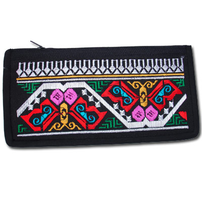 Peacock MEW1 Machine Embroidered Wallet - set of 5 (all diff.)