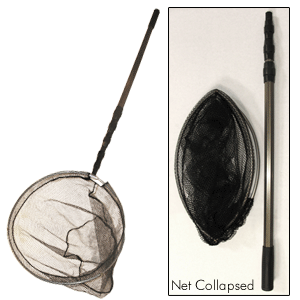 Weston 43-0401-W Fishing Net, 4 pcs w/ Telescopic Rod