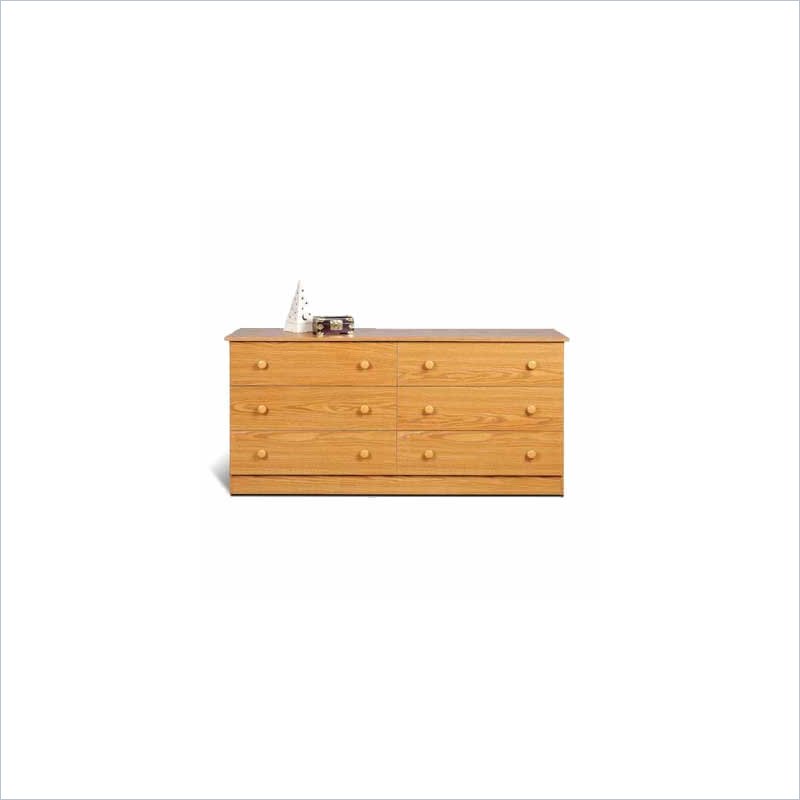 Click here to buy Prepac OBD-5828-6 6 Drawer Dresser Oak by Prepac.