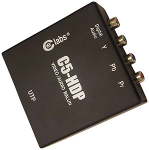 CE LABS C5HDP Passive Component Video Balun Transformer with Digital Audio