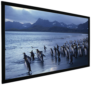 ACCUSCREEN 800018 92 Inch HDTV Fixed Wall Sound Screen