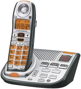 GE 27907ge1 DECT 6.0 Series Big-Button Cordless Phone with Answering