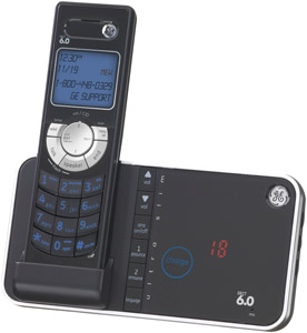 GE 28118fe1 DECT 6.0 Series Ultra Slim Cordless Phone with Answering