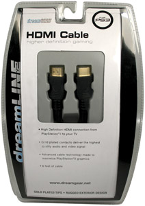 DREAMGEAR DGPS3-1300 PS3 HDMI Cable